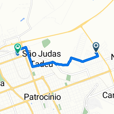 De Rua Maria Marques Silveira a Avenida Jucelino Kubistchek