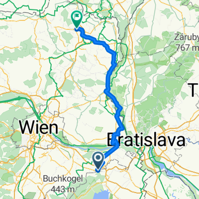 Parndorferstraße, Bruckneudorf nach Verdigasse, Poysdorf