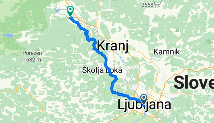 Ljubljana - Radovljica