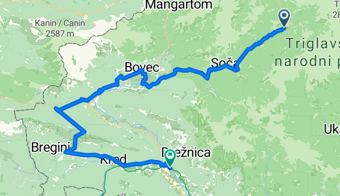 Kranjska Gora - Kobarid