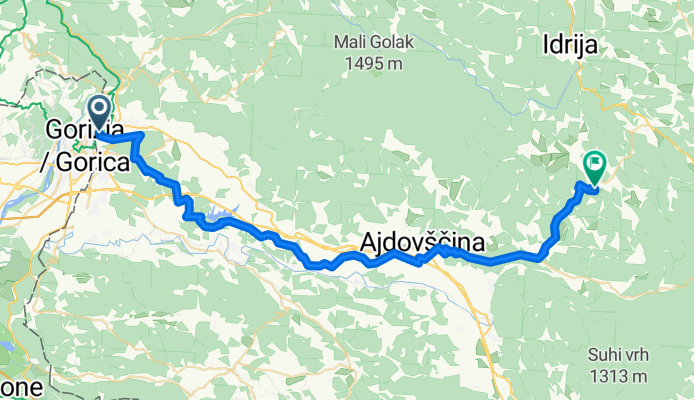 Nova Gorica - Idrija