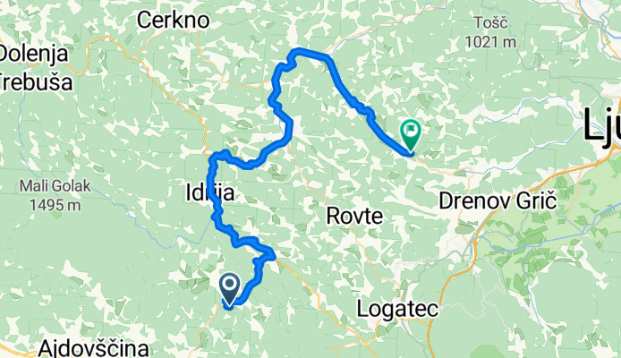Idrija - Horjul