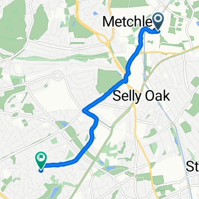 Westgate, Birmingham to St Denis Road, Birmingham