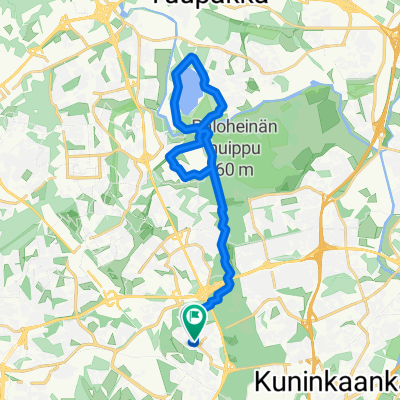 Route in Helsinki