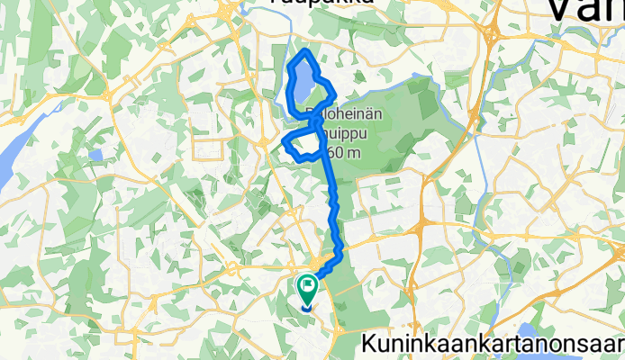 Route in Helsinki