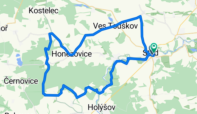 Holýšov - sv.Barnora - Honezovice - Kotovice