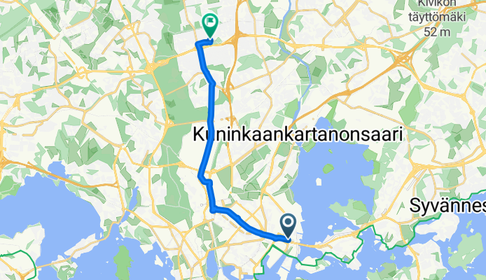 Kalasatamankatu, Helsinki to Elontie, Helsinki