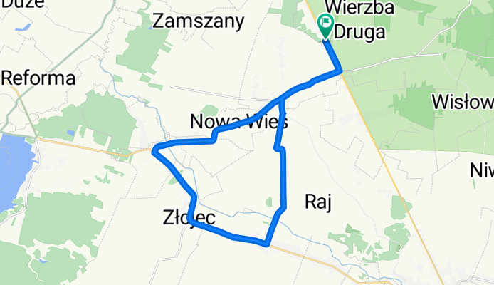 Podkrasne, Stary Zamość do Podkrasne, Stary Zamość