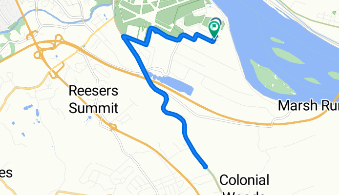 F Avenue to F Avenue