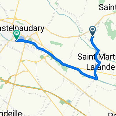 Domaine de la Capelle, Saint-Martin-Lalande to Place de la Gare, Castelnaudary