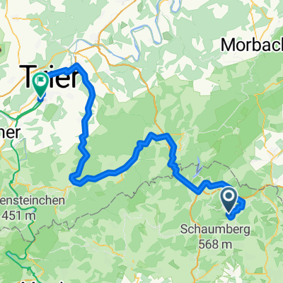 Nohfelden - Gutweiler + Gutweiler - Trier