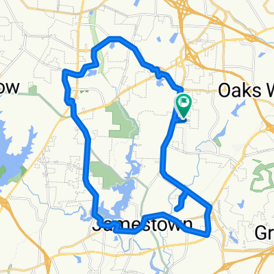 Stonewick Dr, Greensboro to Stonewick Dr, Greensboro