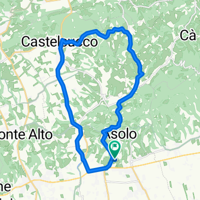 Da Via Santa Colomba a Via Santa Colomba