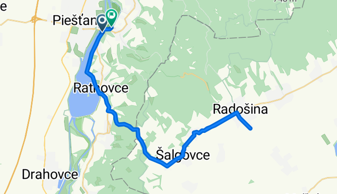 Topoľčianska do Nábrežie Justusa Jána Torkosa