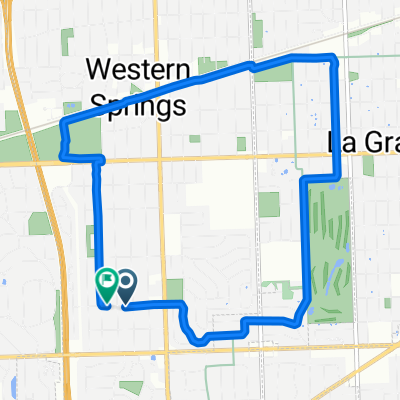 Woodland Ave, Western Springs to Woodland Ave, Western Springs