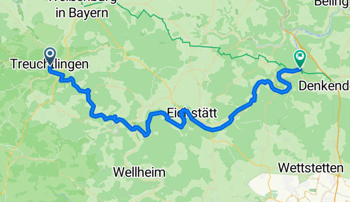 Treuchtlingen nach Kipfenberg