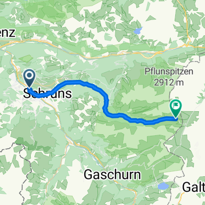 Tannenweg, Bartholomäberg nach Silbertal