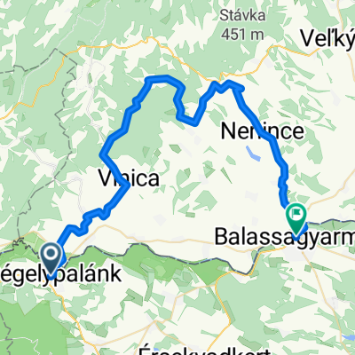 Kossuth Lajos utca, Drégelypalánk - Rákóczi fejedelem utca, Balassagyarmat