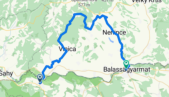 Kossuth Lajos utca, Drégelypalánk - Rákóczi fejedelem utca, Balassagyarmat