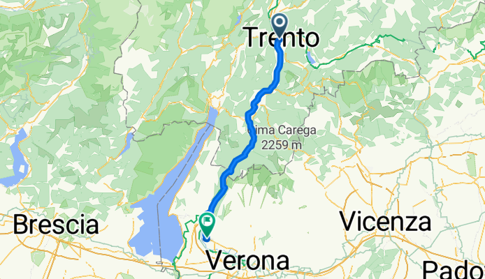 Von Trient bis Pescantina