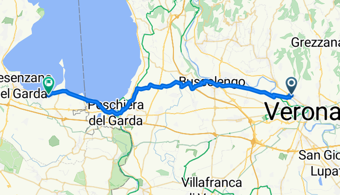 Von Verona bis Desenzano del Garda