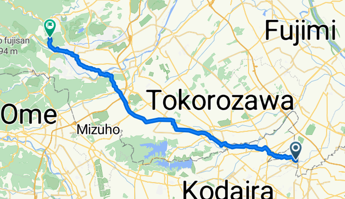 Route to 多峰主山