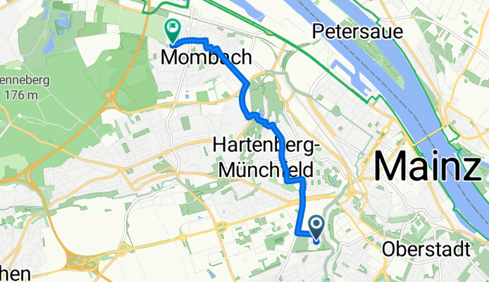 An den Römersteinen, Mainz to Am Lemmchen, Mainz