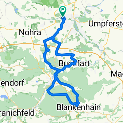 Route in Weimar