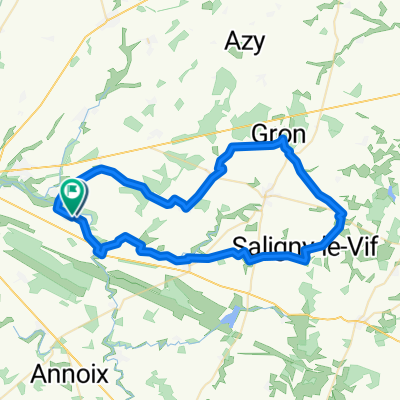 Osmoy Villequiers 60 kms
