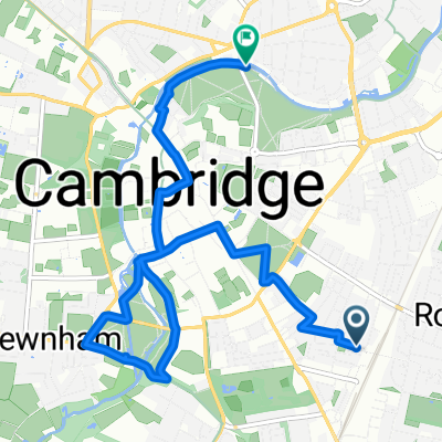 Great Northern Road, Cambridge to Midsummer Common Paths, Cambridge
