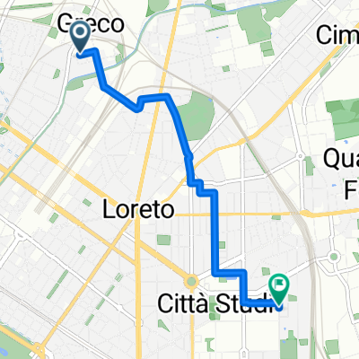 Route to Politecnico