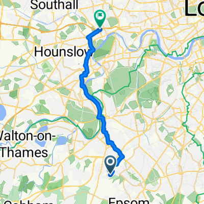Gilders Road, Chessington to Windmill Road, Brentford