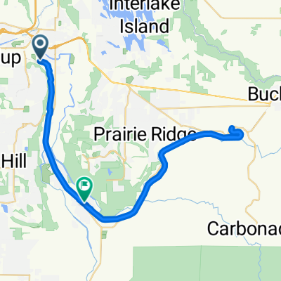 Foothills Trail, Puyallup to bridge, return, partA