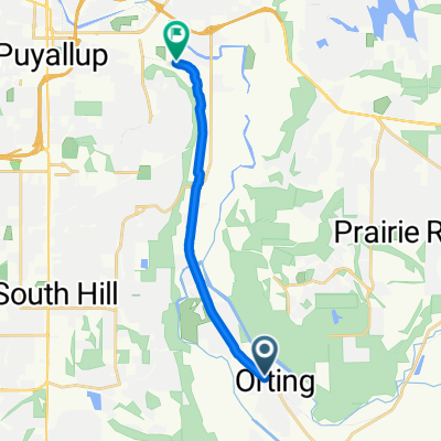Foothills Trail, Puyallup to bridge, return, part B