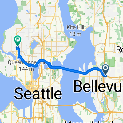 116th Ave NE, Bellevue to NW 64th St, Seattle