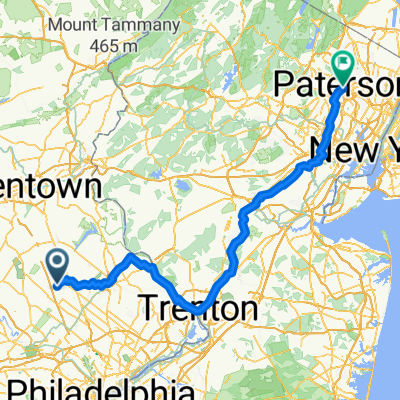 Route from Souderton