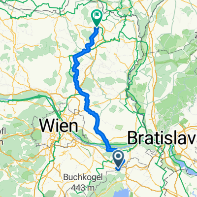 Parndorferstraße, Bruckneudorf nach Verdigasse, Poysdorf