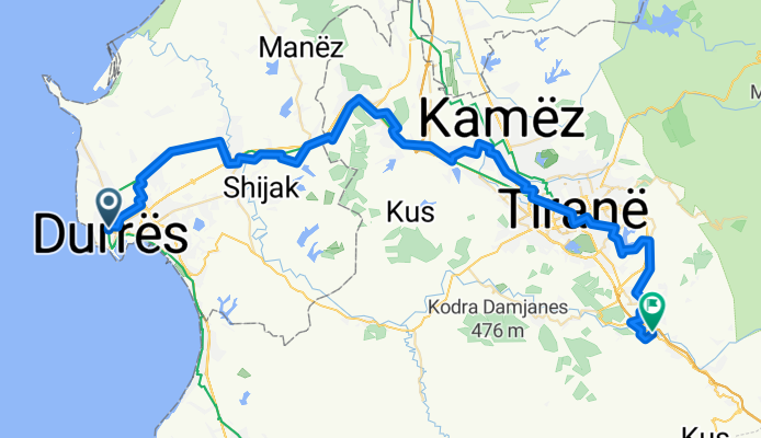 Durrës - Bërzhitë
