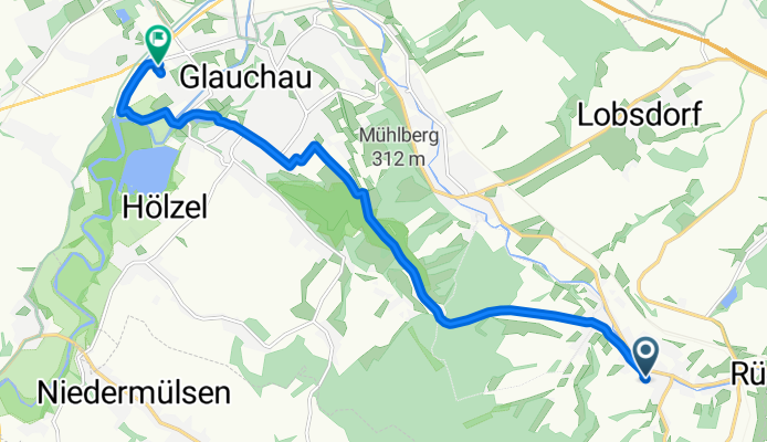 Höhenweg nach Auestraße