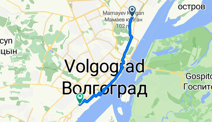 От улица Короткая до Памятник Северморцам