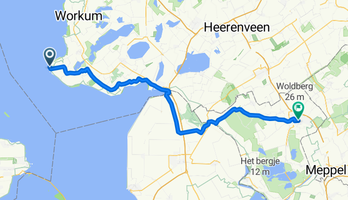 Stavoren to Kerkstraat, Steenwijk