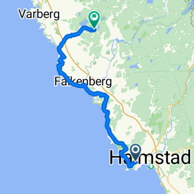 Gamla Tylösandsvägen, Halmstad nach Ästad, Tvååker