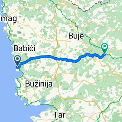 Karigador - Carigador, Karigador nach Peroj, Grožnjan