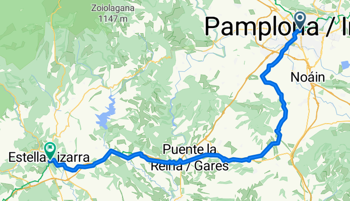Pamplona - Estella-Lizarra