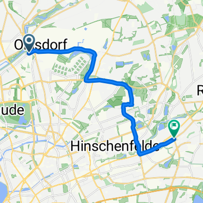 Alsterdorfer Straße, Hamburg nach Tonndorfer Hauptstraße, Hamburg