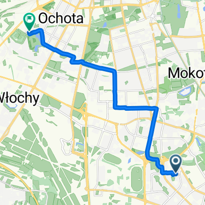 Zamiany, Warszawa do Kukiełki, Warszawa