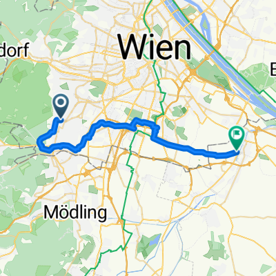 Leitengasse, Wien nach Brauhausstraße, Schwechat