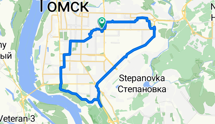 От проспект Фрунзе 102/3 до проспект Фрунзе 102/3