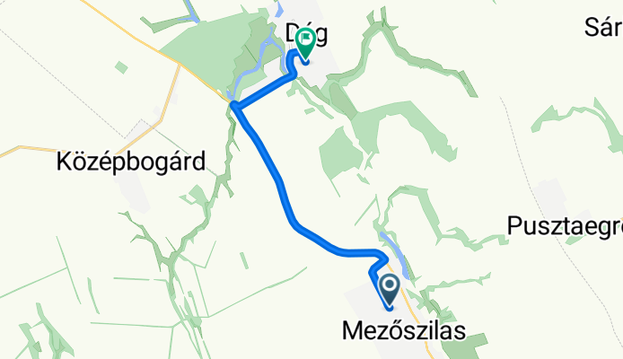 Rákóczi Ferenc út, Mezőszilas - Bajcsy-Zsilinszky Endre utca, Dég