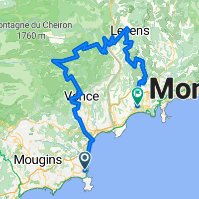 Route to Tourrette-Levens